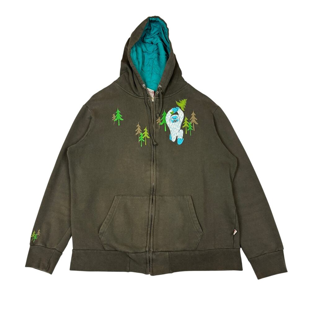 Vintage Gama Go Hoodie Embroidered Full Zip Men's Large 2006 Limited Edition y2k